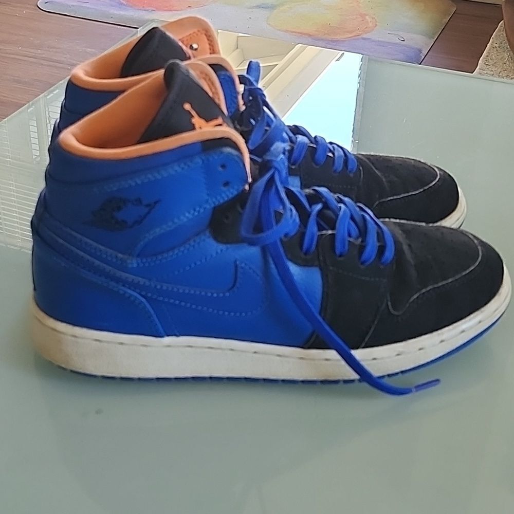 Nike Air Jordan 1 Retro High BG‎ Hyper Cobalt Blue Sneakers Size 6.5